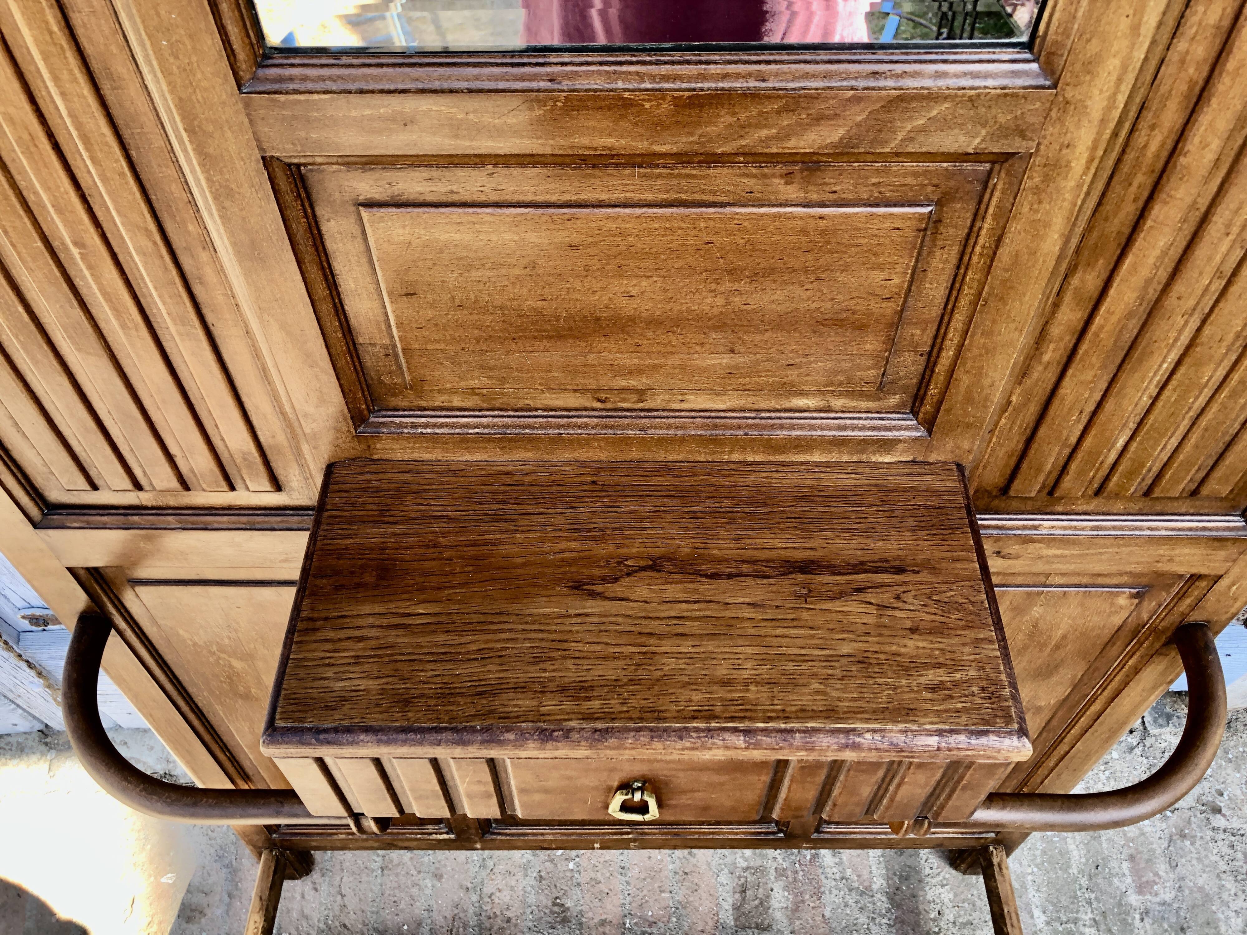 Art Deco coat rack wardrobe