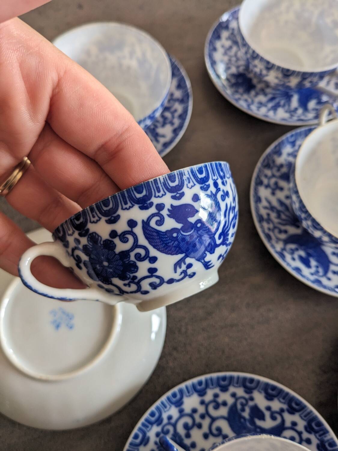 Japanese tea cup set