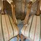 Paire de fauteuils bergères anciens style Louis XV