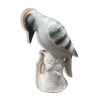 Sujet oiseau en porcelaine, numéroté