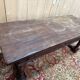 Louis XVI solid walnut dining table
