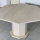 Table en travertin vintage