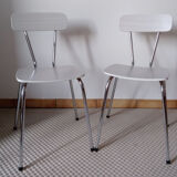 Pair of chairs in formica