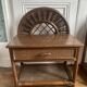 Pair of rattan bedside tables