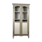 Parisian showcase dresser revamped country style wallpaper paint