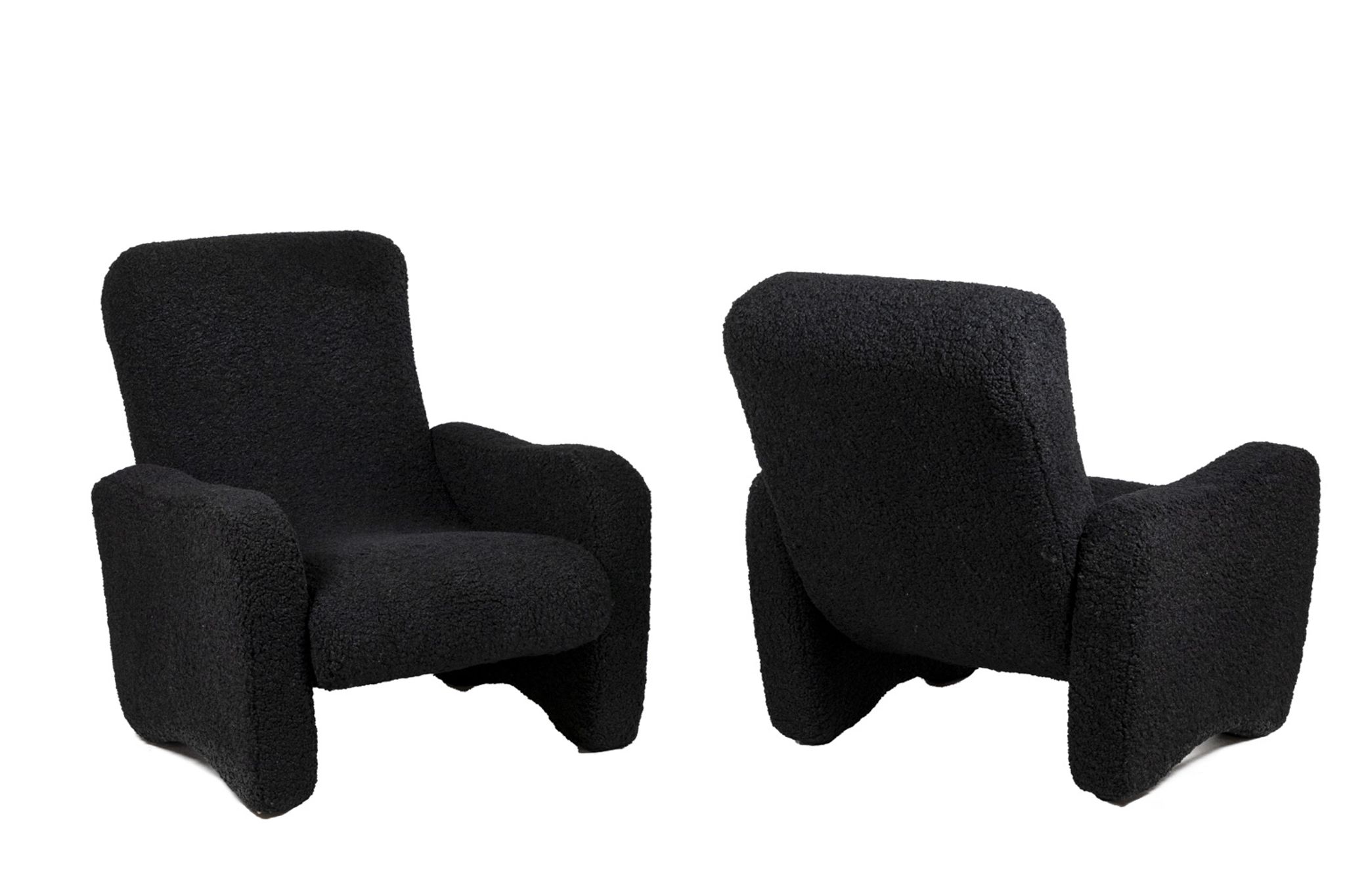 Paire de fauteuils « lounge », années 1970