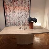 Travertine table