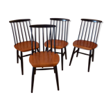 Lot of 4 chairs Fanett design Ilmari Tapiovaara