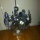 Lustre vintage 70, Oscar Torlasco , 9 feux