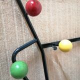 Cloakroom or wall coat rack - 50s/60s
