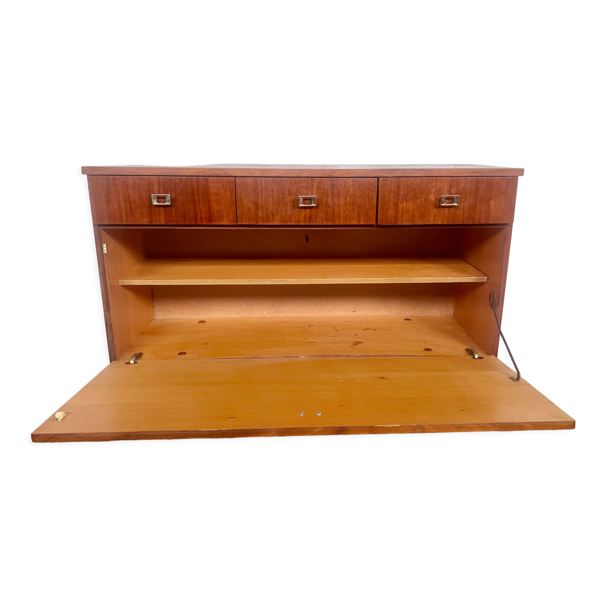 Hifi tv cabinet vintage teak 1960