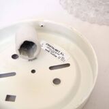 Tynnel bubble pattern molded glass wall light