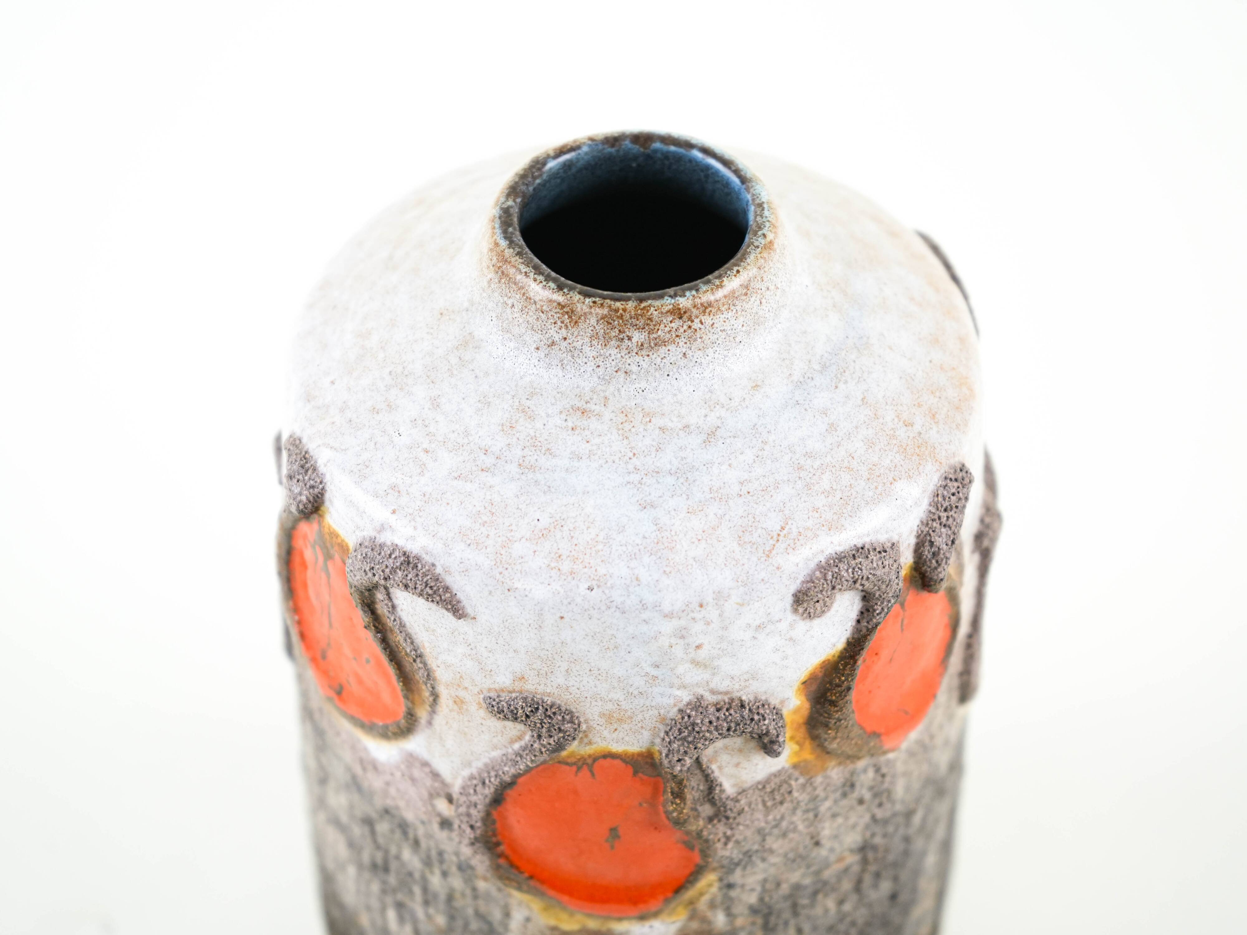 Ceramic vase, German design, 1960s, manufactured by Strehla