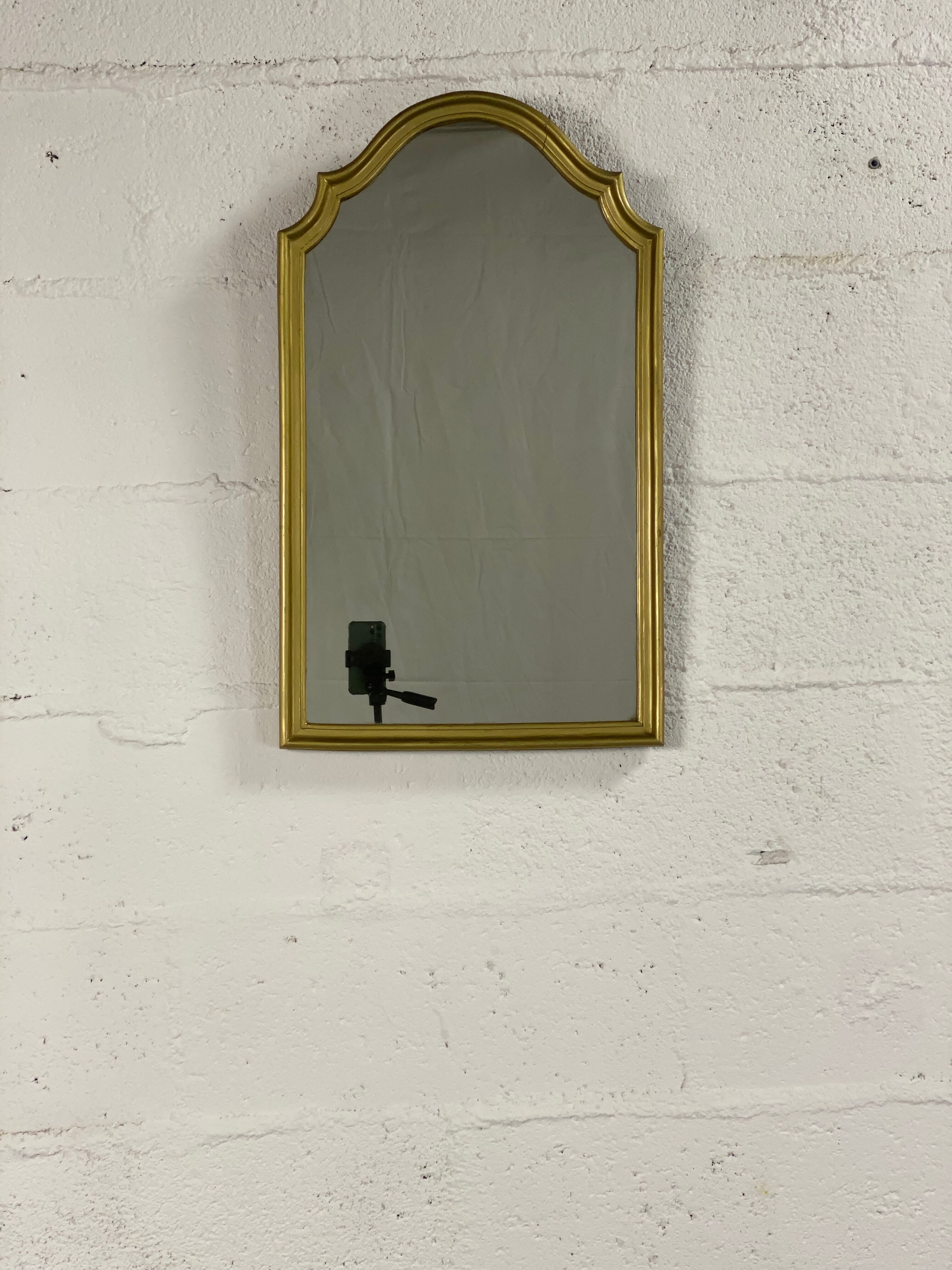 Vintage golden mirror