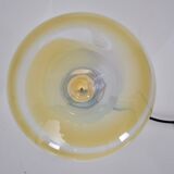 Lampe en verre soufflé opalescent Doria.