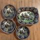 Small dish and 5 English bowls – Reproduction Rogers 1780 – Bursl