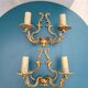 Paire d'appliques deux branches