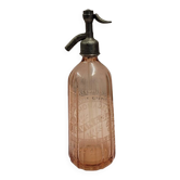 Old Siphon Selzt water bottle with marking
