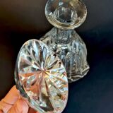 Grande carafe en cristal taillé vintage