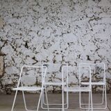 4 chaises pliante "Ted net" par Niels Gammelgaard pour IKEA