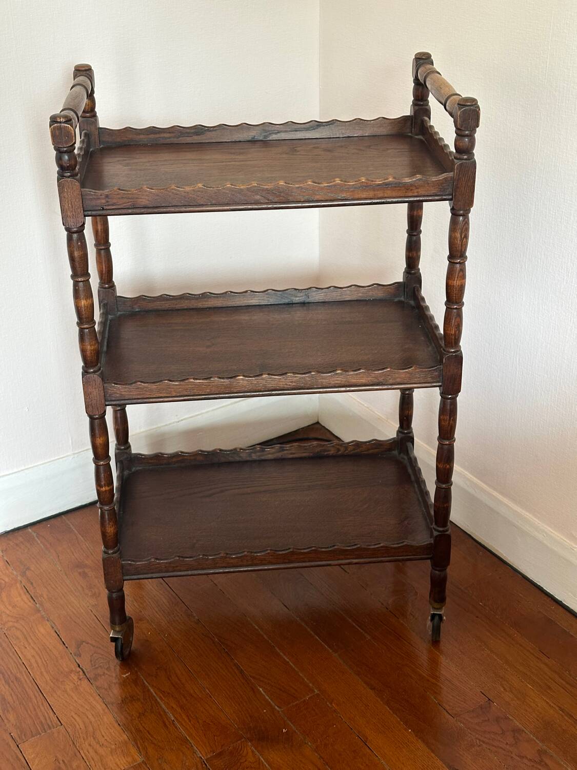 Vintage Serving Table - Rolling Table