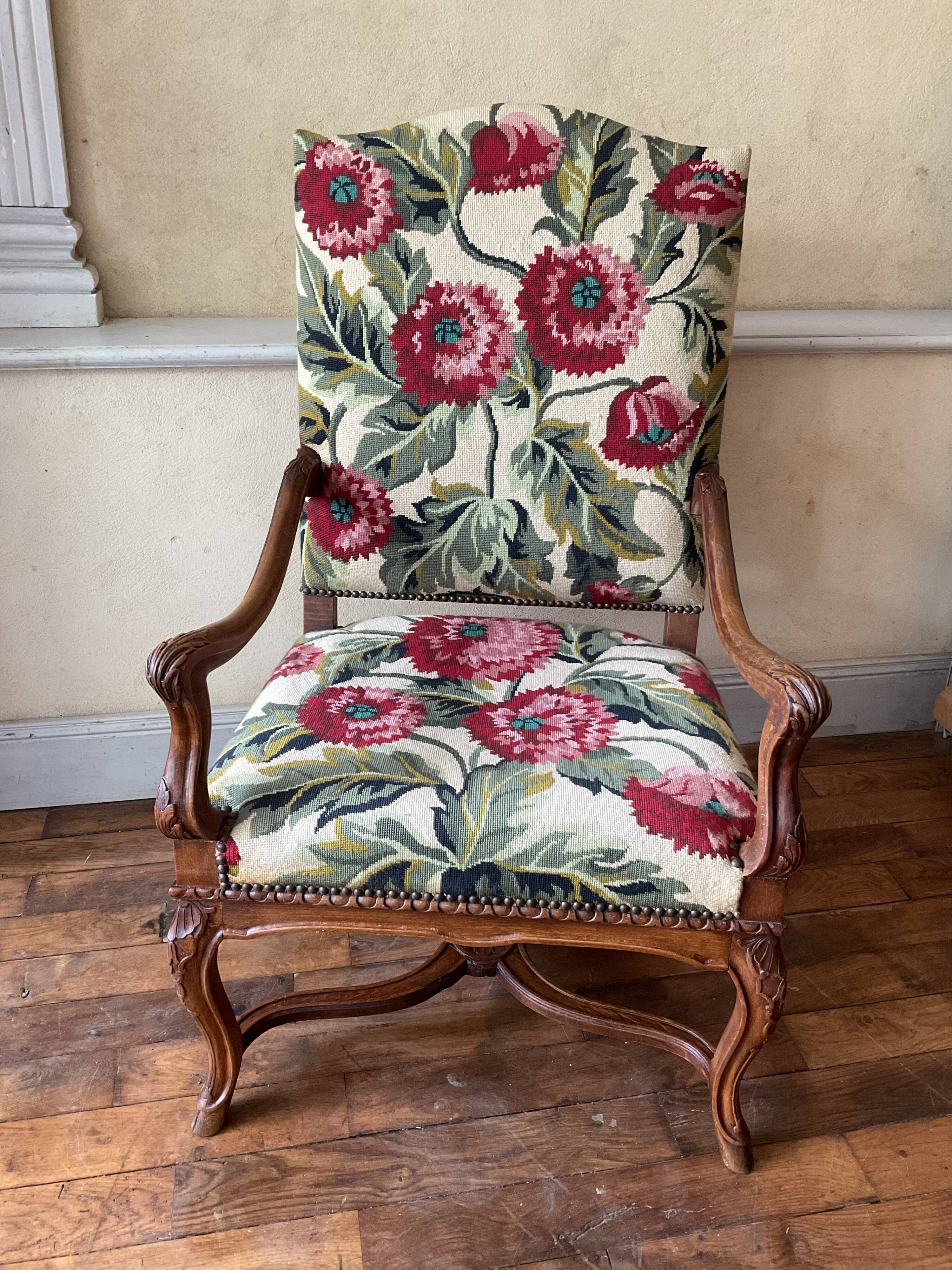 Louis XIV style armchair