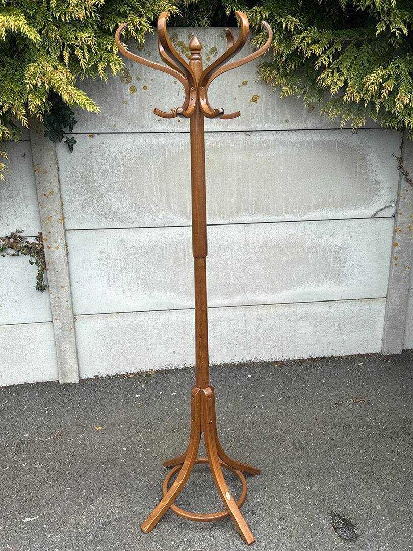 Coat rack – Baumann – Storage – Vintage curved wood Parrot