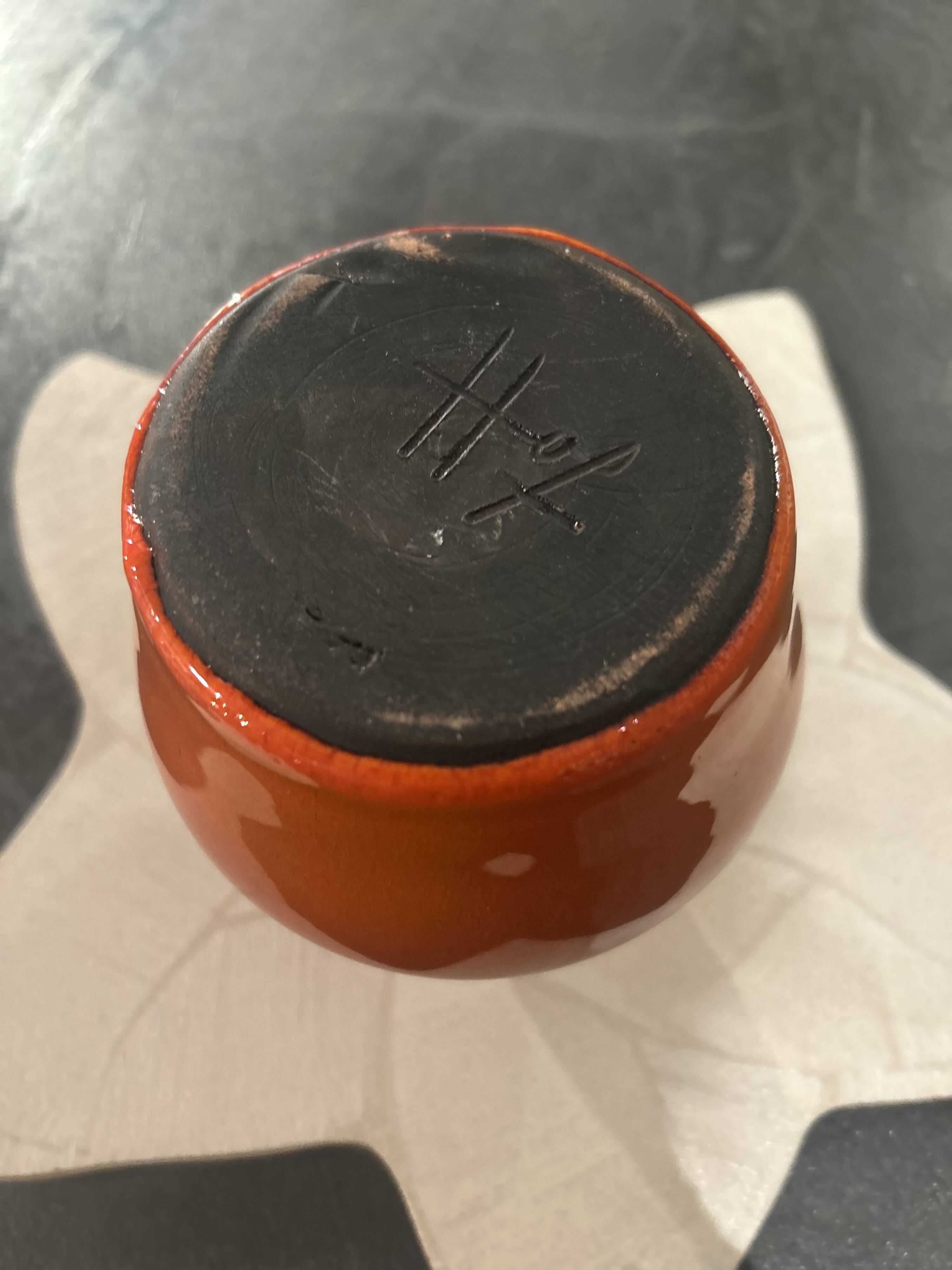 Small ceramic vase by Gérard Hoffman