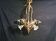 lustre cage en bronze vers 1900 , 9 lumières