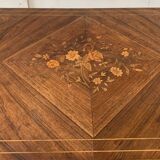 Napoleon III style desk table with 20th century inlaid top