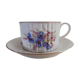 Limoges porcelain chocolate cup and saucer