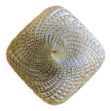 Plafonnier ambré vintage (L-0186)