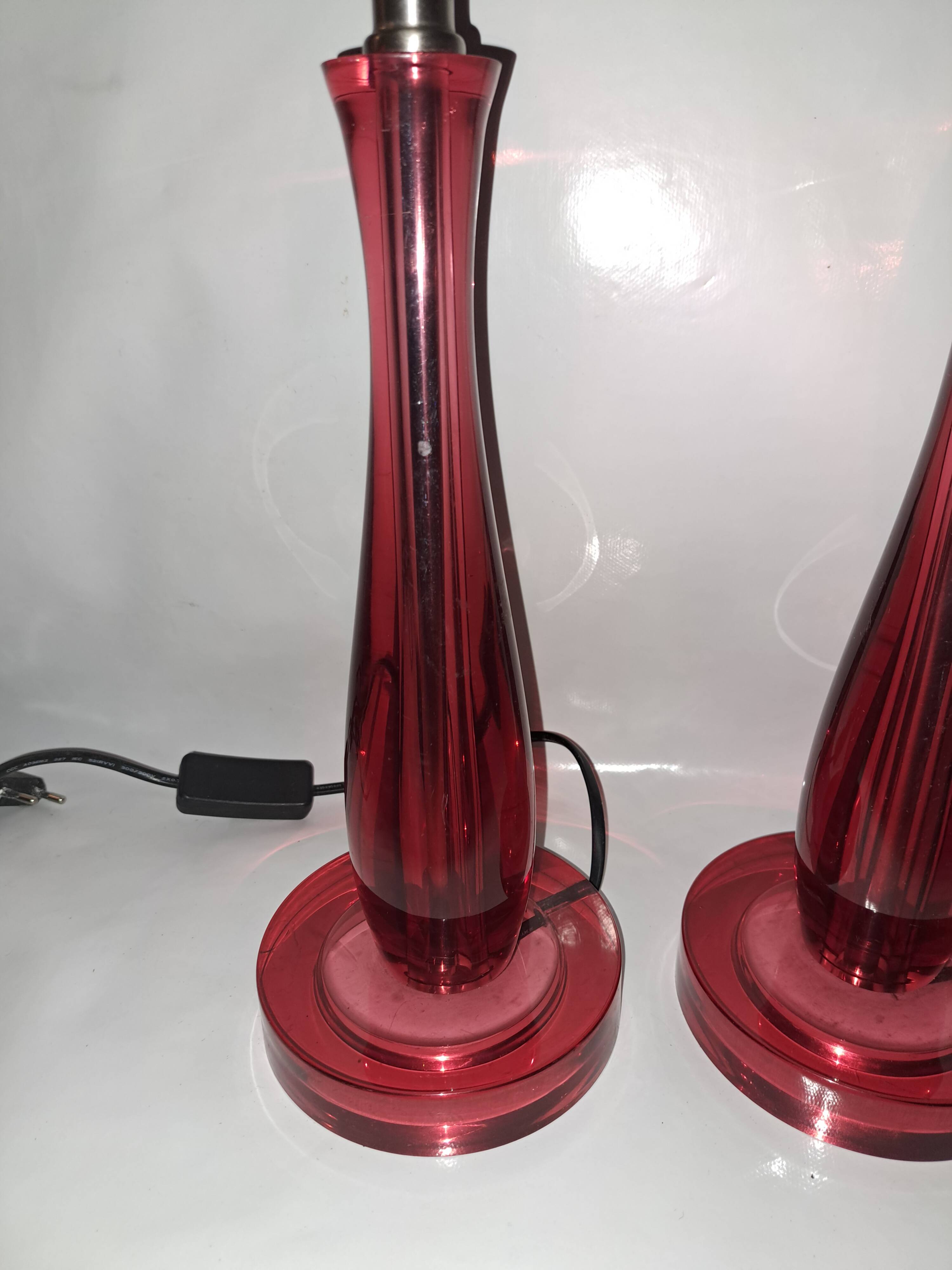 Pair of vintage lamps. 1980s.