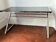 Space age desk in chrome and smoked glass, 1970s.