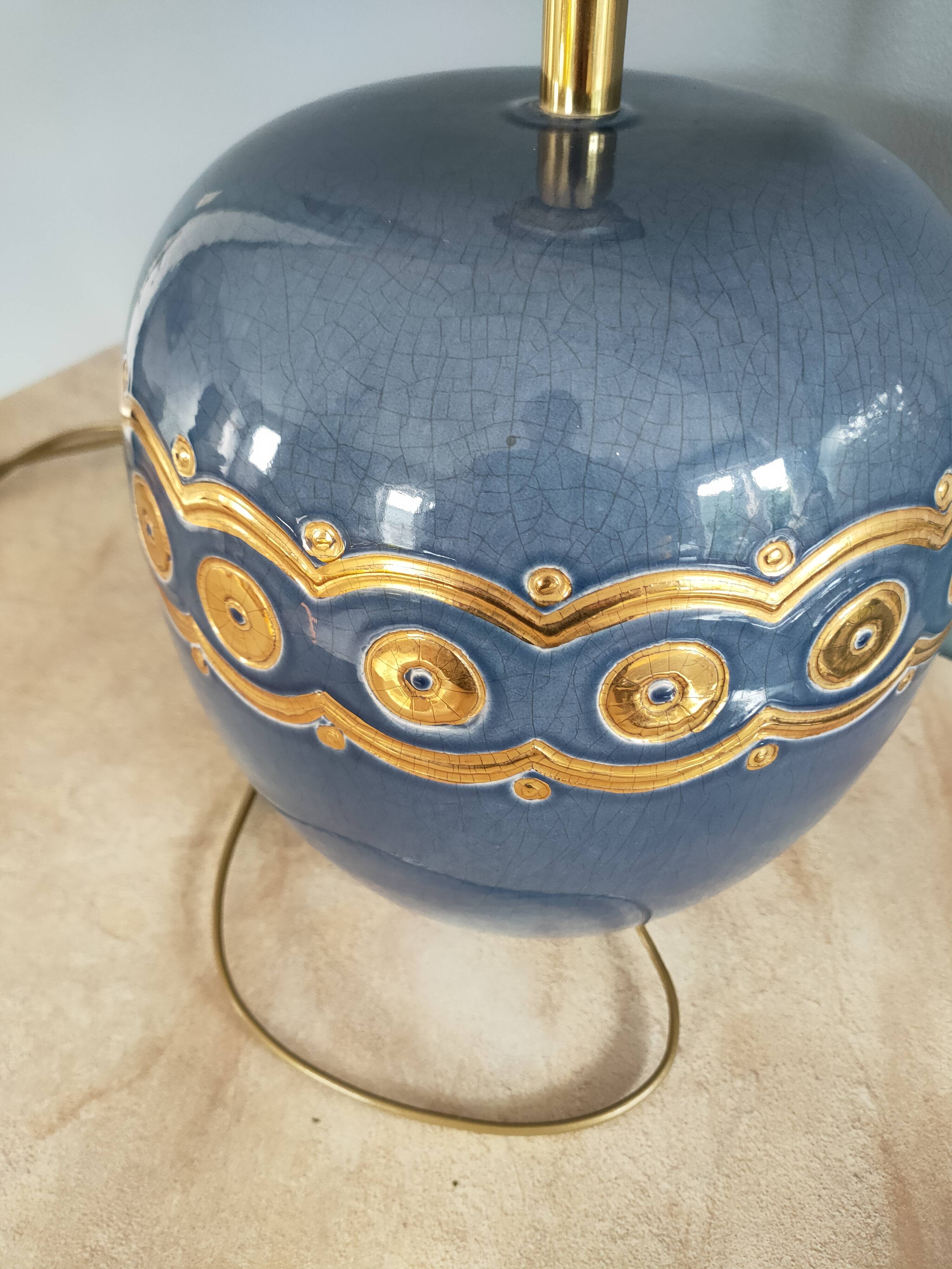 ceramic lamp by Louis Drimmer from the 1980s
