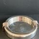 Silver metal ashtray signed christian dior circa 1970