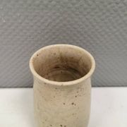 Small vase in beautiful beige glaze. Denmark 1970-80s
