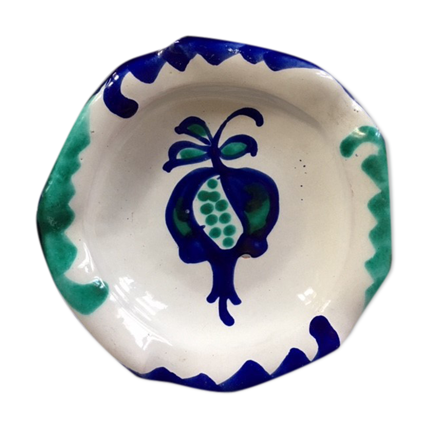 Pomegranate decor ashtray
