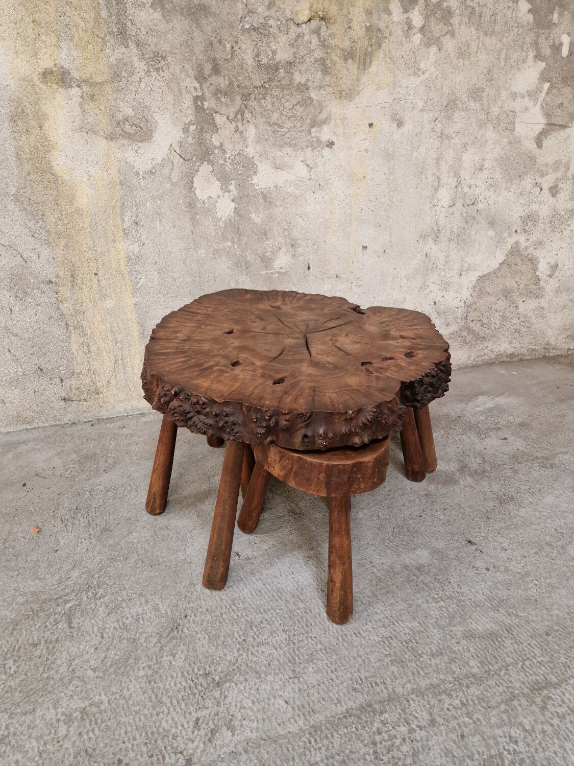 Freeform walnut set 1960