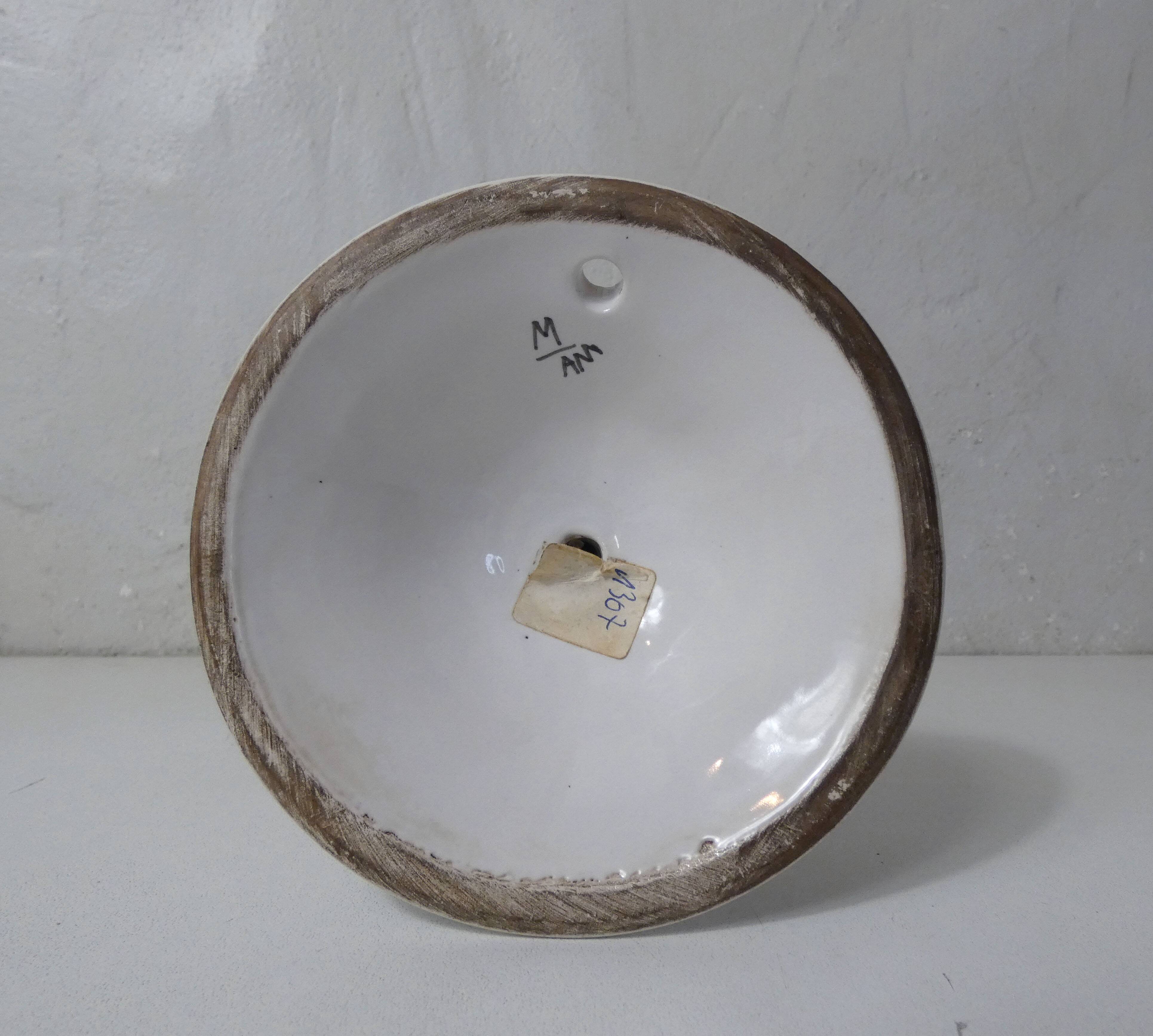 Old earthenware chandelier