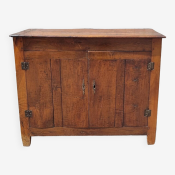 Low sideboard, country sideboard, rustic, solid oak, mid 19th century.