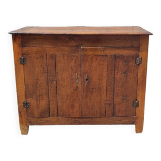 Low sideboard, country sideboard, rustic, solid oak, mid 19th century.