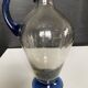 Vintage carafe in blown and bubbled glass paste.