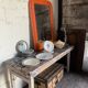 Soupière ancienne Longchamp modèle Agen en faïence française à décor floral
