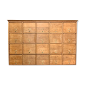 Meuble de métier clapet notaire minutier 1930