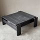 Table basse en bois noir