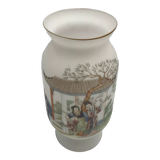 Vase opaline blanc chinois