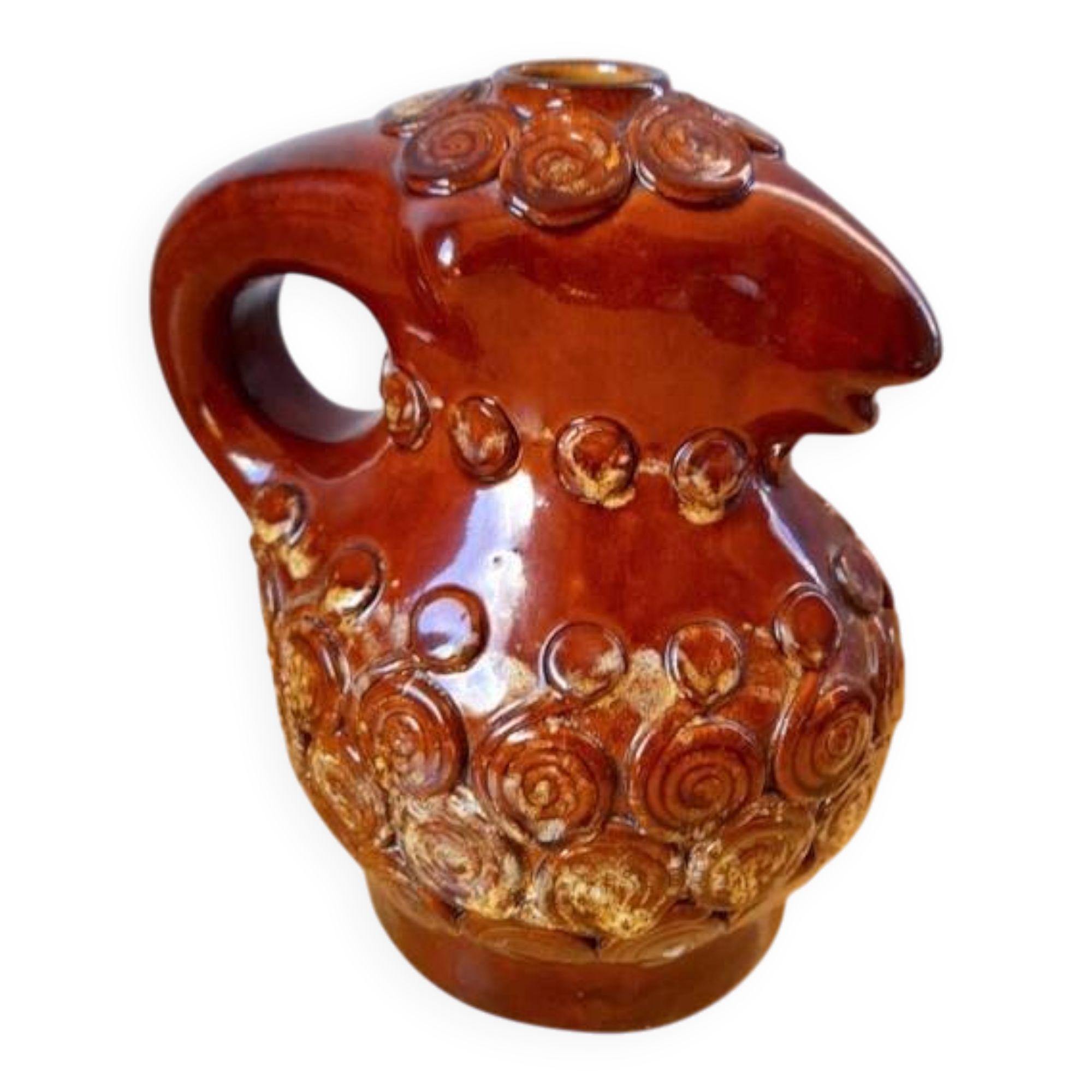 Zoomorphic Pitcher Sheep in Ceramic, 1950
