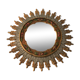 Floral golden mirror 1930 carved wood