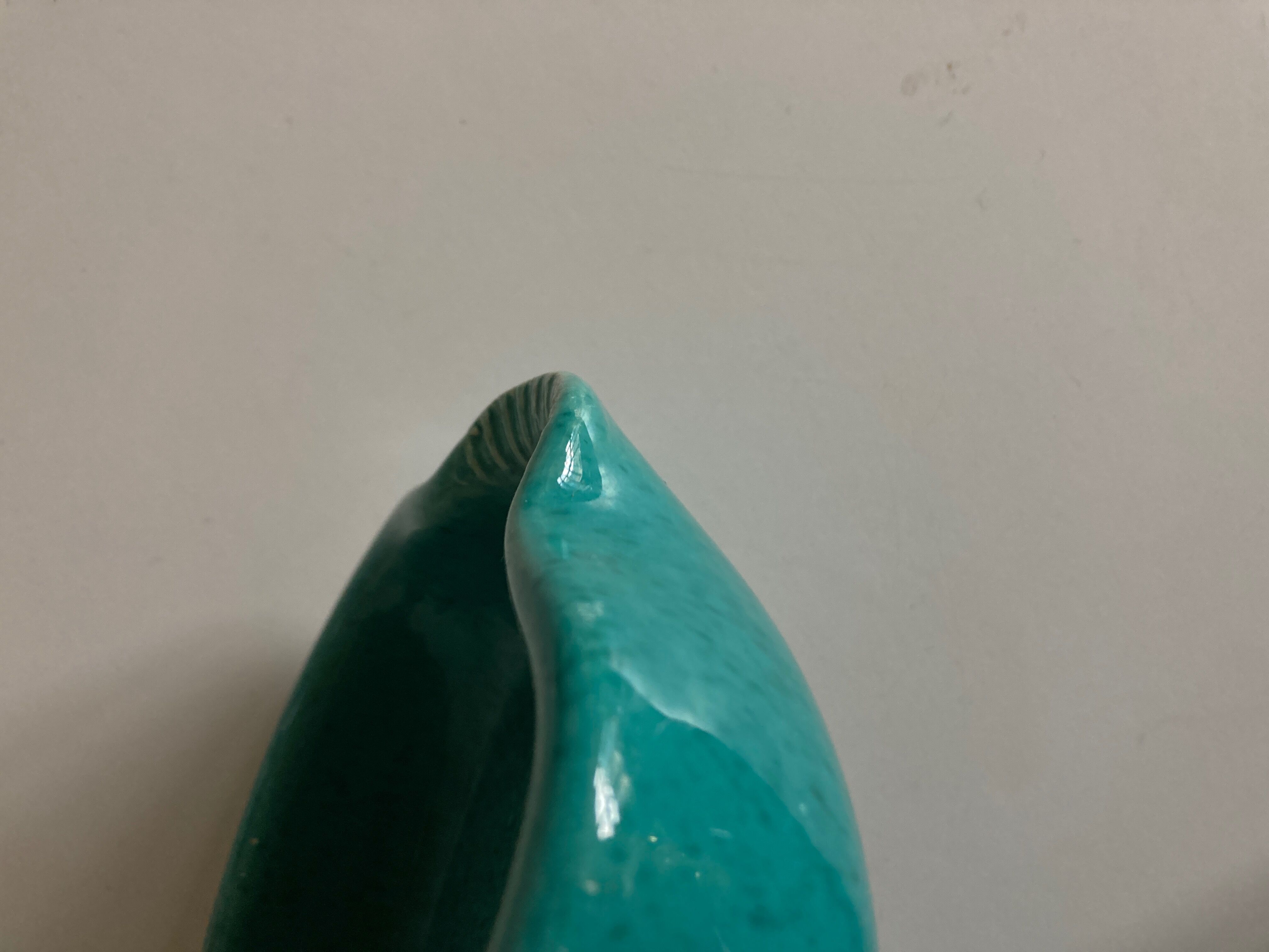 Empty ceramic fish pocket Vallauris 1960